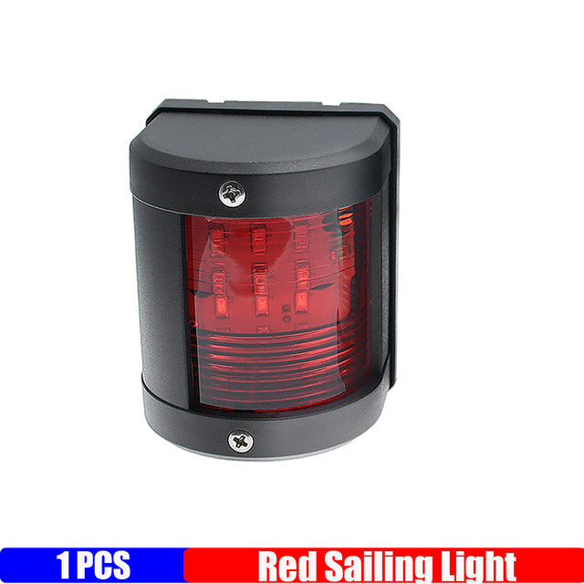 Marine Sailing Light Red Green Color LED Navigation Signal Light Signal Lamp for MotorBoat Yacht 12V 24V