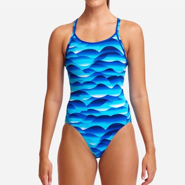 Women Swimsuit Triathlon Back Sexy One-piece Suit Swimwear