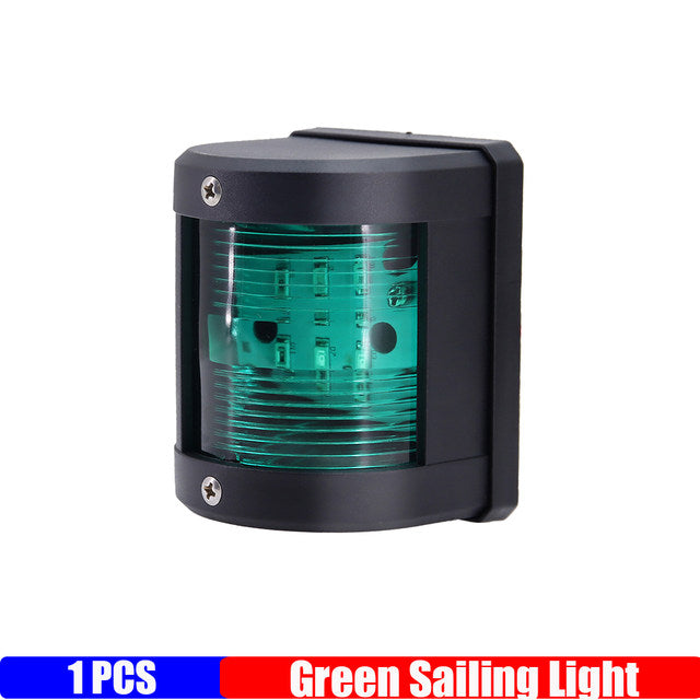 Marine Sailing Light Red Green Color LED Navigation Signal Light Signal Lamp for MotorBoat Yacht 12V 24V